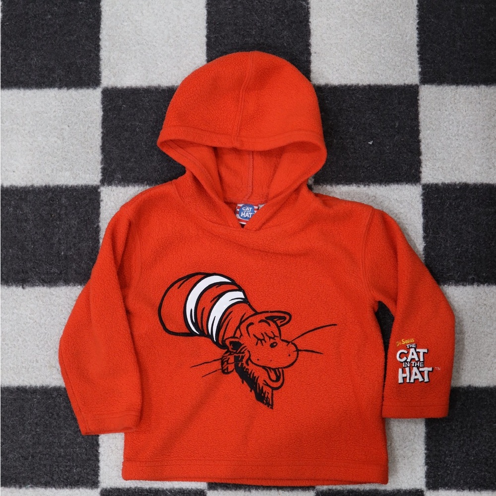 The Cat in the Hat Hooded Kids Fleece Pullover